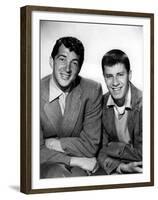 DEAN MARTIN AND JERRY LEWIS in the 50's (b/w photo)-null-Framed Photo