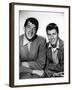 DEAN MARTIN AND JERRY LEWIS in the 50's (b/w photo)-null-Framed Photo