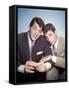 DEAN MARTIN AND JERRY LEWIS in the 50's (photo)-null-Framed Stretched Canvas