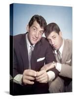 DEAN MARTIN AND JERRY LEWIS in the 50's (photo)-null-Stretched Canvas