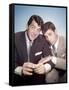 DEAN MARTIN AND JERRY LEWIS in the 50's (photo)-null-Framed Stretched Canvas