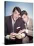 DEAN MARTIN AND JERRY LEWIS in the 50's (photo)-null-Stretched Canvas