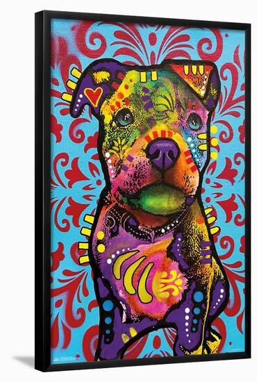 Dean Russo - Pittie Pup-Trends International-Framed Poster