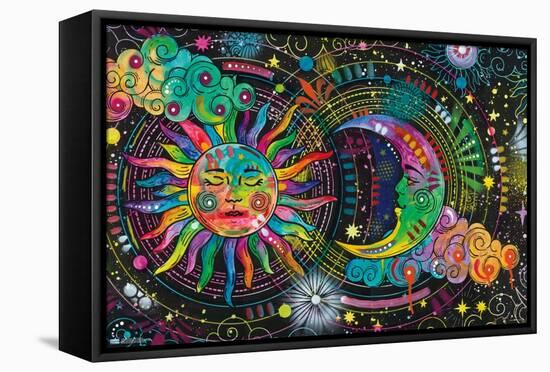 Dean Russo - Sun And Moon-Trends International-Framed Stretched Canvas