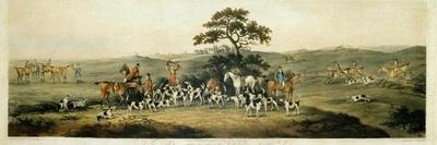 Foxhunting, Plate 3, Engraved by Thomas Sutherland (1785-1838) 1817-Dean Wolstenholme-Stretched Canvas