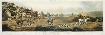 Foxhunting, Plate 1, Engraved by Thomas Sutherland (1785-1838) 1817-Dean Wolstenholme-Giclee Print