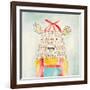 Deanie Beanie Bear-Natalie Timbrook-Framed Premium Giclee Print