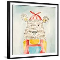 Deanie Beanie Bear-Natalie Timbrook-Framed Premium Giclee Print