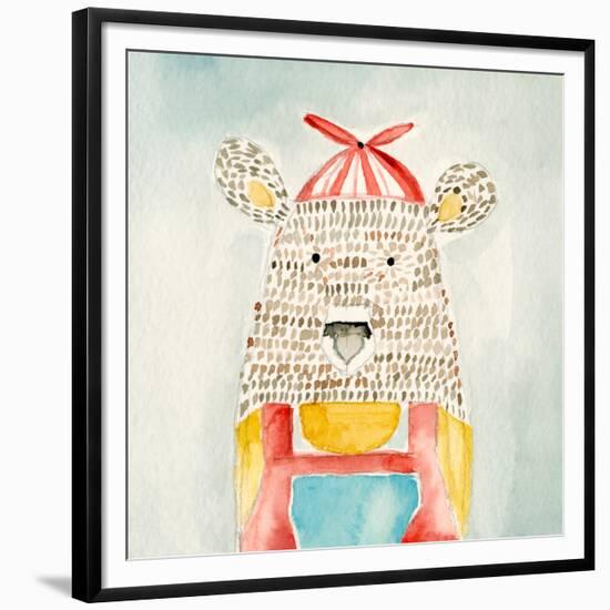 Deanie Beanie Bear-Natalie Timbrook-Framed Premium Giclee Print