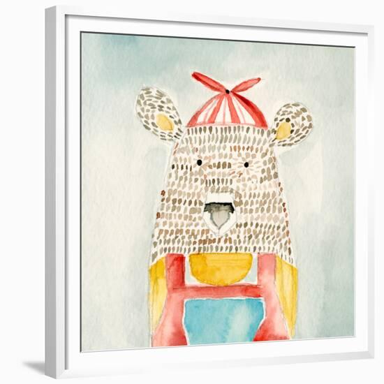 Deanie Beanie Bear-Natalie Timbrook-Framed Premium Giclee Print