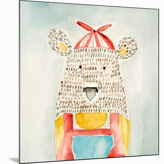 Deanie Beanie Bear-Natalie Timbrook-Mounted Premium Giclee Print