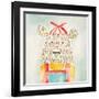 Deanie Beanie Bear-Natalie Timbrook-Framed Art Print