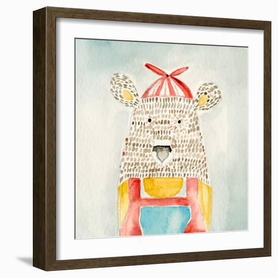 Deanie Beanie Bear-Natalie Timbrook-Framed Art Print