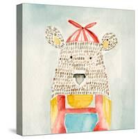 Deanie Beanie Bear-Natalie Timbrook-Stretched Canvas