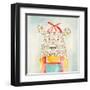 Deanie Beanie Bear-Natalie Timbrook-Framed Art Print