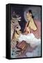 Deaprture of Prince Siddhartha, C563-C483 Bc-null-Framed Stretched Canvas