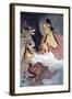 Deaprture of Prince Siddhartha, C563-C483 Bc-null-Framed Giclee Print