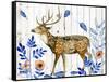 Dear Deer II-Melissa Wang-Framed Stretched Canvas
