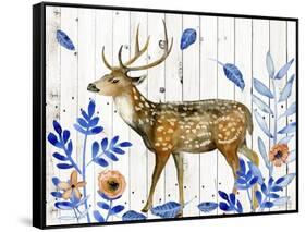 Dear Deer II-Melissa Wang-Framed Stretched Canvas