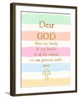 Dear God-Bella Dos Santos-Framed Art Print