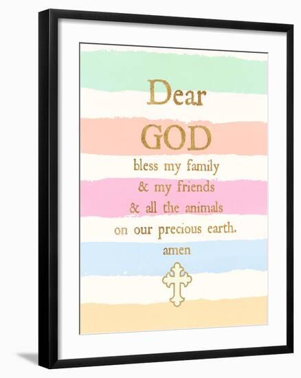 Dear God-Bella Dos Santos-Framed Art Print