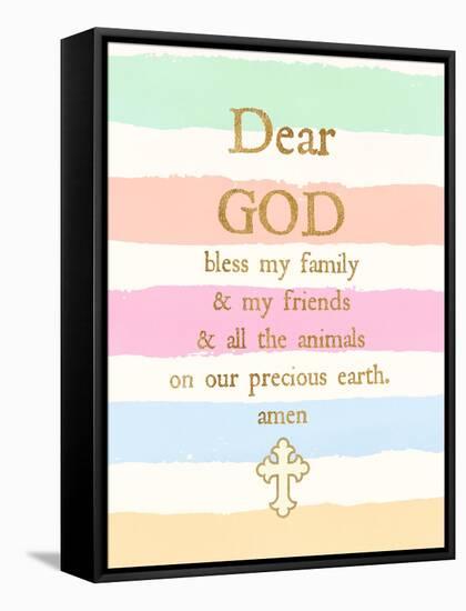 Dear God-Bella Dos Santos-Framed Stretched Canvas