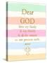 Dear God-Bella Dos Santos-Stretched Canvas