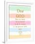 Dear God-Bella Dos Santos-Framed Art Print