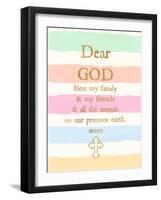 Dear God-Bella Dos Santos-Framed Art Print