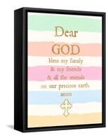 Dear God-Bella Dos Santos-Framed Stretched Canvas