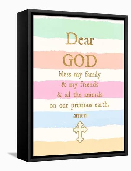 Dear God-Bella Dos Santos-Framed Stretched Canvas