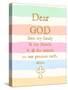 Dear God-Bella Dos Santos-Stretched Canvas