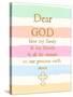 Dear God-Bella Dos Santos-Stretched Canvas