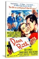 Dear Ruth, US poster, Joan Caulfield, William Holden, 1947-null-Stretched Canvas