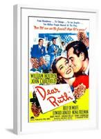 Dear Ruth, US poster, Joan Caulfield, William Holden, 1947-null-Framed Art Print