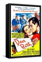 Dear Ruth, US poster, Joan Caulfield, William Holden, 1947-null-Framed Stretched Canvas