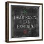 Dear Santa Explain-Jace Grey-Framed Art Print