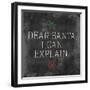 Dear Santa Explain-Jace Grey-Framed Art Print