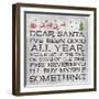 Dear Santa Nevermind Note-Jace Grey-Framed Art Print