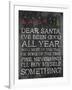 Dear Santa Nevermind-Jace Grey-Framed Art Print