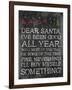 Dear Santa Nevermind-Jace Grey-Framed Art Print