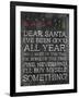 Dear Santa Nevermind-Jace Grey-Framed Art Print