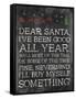 Dear Santa Nevermind-Jace Grey-Framed Stretched Canvas