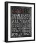 Dear Santa Nevermind-Jace Grey-Framed Art Print