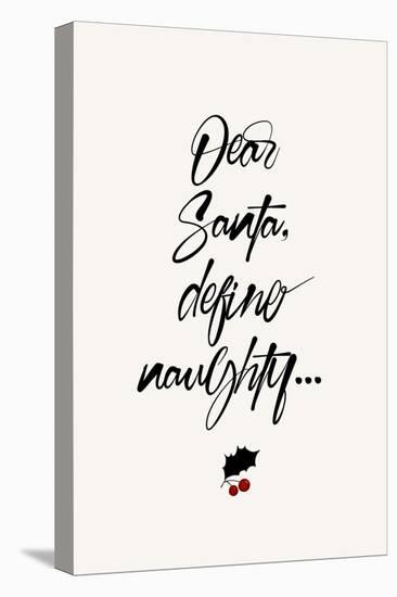 Dear Santa-Kubistika-Stretched Canvas