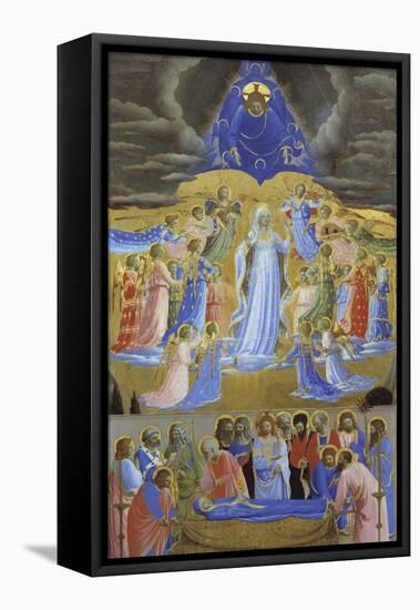 Death and Assumption of the Virgin, Ca 1432-Fra Angelico-Framed Stretched Canvas