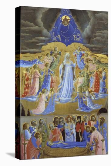 Death and Assumption of the Virgin, Ca 1432-Fra Angelico-Stretched Canvas