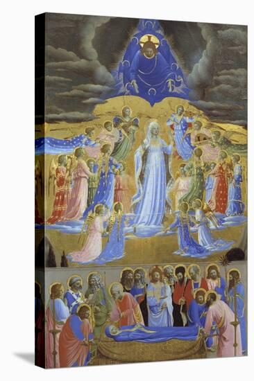 Death and Assumption of the Virgin, Ca 1432-Fra Angelico-Stretched Canvas