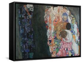 Death and Life, 1910-1915-Gustav Klimt-Framed Stretched Canvas