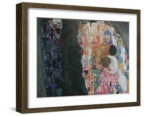 Death and Life, 1910-1915-Gustav Klimt-Framed Giclee Print